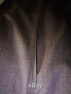 RAKE London Thorn / Beige Wool Stretch Slim Fit Fitted Suit 38 RRP £1,495.00