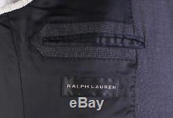 RALPH LAUREN Black Label Recent Gray Woven 2-Btn Slim Fit Wool Suit 40R