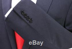 RALPH LAUREN Black Label Solid Charcoal Gray Modern Fit Wool 2-Btn Suit 40R
