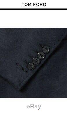 RARE TOM FORD 100% Cashmere Suit Jacket Blazer In Navy 46R 36R