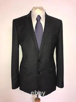 RICHARD JAMES Mens Slim Fit GREY WOOL SUIT 42 Reg W36 L30 -GORGEOUS