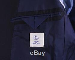 RING JACKET Japan Navy Blue Herringbone Slim Fit Wool 2-Btn Suit 36S