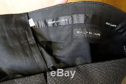 RLBL Ralph Lauren Black Label 40R Suit Anthony Slim Fit Side Tab Glen Plaid