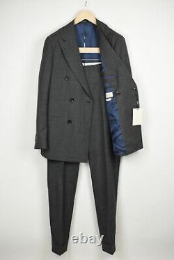 RRP $599 SUITSUPPLY HAVANA DOUBLE BREASTED Men UK40R Wool 2 Pieces Suit 16792