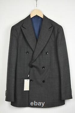 RRP $599 SUITSUPPLY HAVANA DOUBLE BREASTED Men UK40R Wool 2 Pieces Suit 16792
