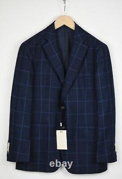 RRP $599 SUITSUPPLY HAVANA PATCH FL Men UK40S Wool Checked 2-piece Suit 16261
