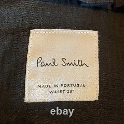 RRP £945 Paul Smith wool & cashmere slim-fit suit jacket 38R trousers 28R