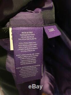 Ralph Lauren Purple Label Shawl Collar Tuxedo 38R/31W Slim Fit Made in Italy NWT