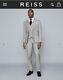 Reiss 3 piece Slim fit suit in grey 40, wedding, christening, Specialoccasions