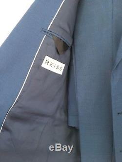 Reiss 38r 32r Slim Fit Suit
