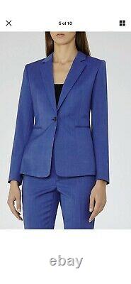 Reiss BlueTrouser suit Slim fit. Very Good Condition size 8