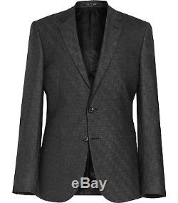 Reiss Charding Slim Fit Wool Suit, Charcoal Grey, Size 36 New