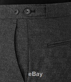 Reiss Charding Slim Fit Wool Suit, Charcoal Grey, Size 36 New