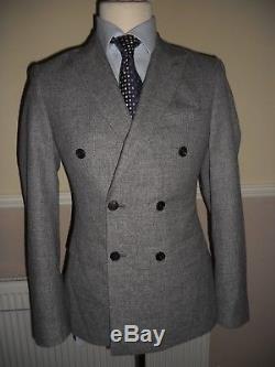 Reiss Double Breasted Latest Range Slim fit smart suit size uk 38REu48W32