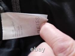 Reiss Men's Slim Fit Suit Mid Grey With Dog Tooth Check 36R/30R. VGC. RRP £450