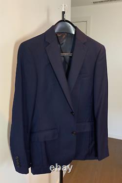 Reiss Men's Wool Navy 2 Piece Suit (36) and Trousers (30) Slim Fit 1773