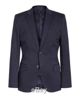 Reiss Navy Tenor Slim Fit Suit 40 chest 34 trousers new with tags boss