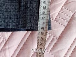 Reiss Slim Fit Suit Mid Grey Dog Tooth Check. Wool Blend. 36R/30R. RRP £499