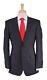 Richard James Gray Pinstripe 140's Wool-Silk-Mohair 2-Btn Slim Fit Suit 38R