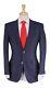 Richard James Solid Blue-Gray Wool-Mohair 2-Btn Slim Fit Suit 36S