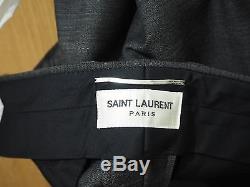SAINT LAURENT PARIS Slim Fit Suits Jacket & Trousers Grey Wool IT54 US44 SLP YSL
