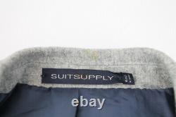 SUITSUPPLY Havana Pleated UK34R Men Suit Slim Fit Pure Wool Two Piece Classic