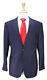 SUITSUPPLY Napoli Fit Solid Navy Blue 2-Btn Slim Fit 110's Wool Suit 38R