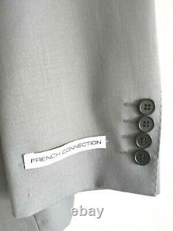 Sexy, New, Plain, Slim fit, 2 Piece suit by FRENCH CONNECTION. RRP £320