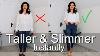 Simple Tricks To Look Taller U0026 Thinner Compliment Your Body Type
