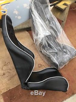 Slim Fit Leather Bucket Seats To Suit Buggy/westfield/kit Car