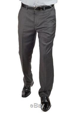 Slim Fit Suit 3 Piece Vested 2 Button Charcoal Grey Notch Lapel By AZAR MAN