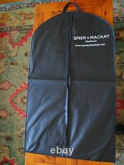 Spier & Mackay 36S Slim Fit S120's Medium Grey Sharkskin Suit