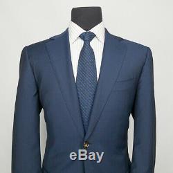 SuitSupply Havana Navy Blue Reda S110's Wool Slim Fit Suit 42 44 R Pants 38 x 29