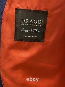 SuitSupply- Sienna- 38R 2pc. Slim-Fit, Drago Super 130 Pure Wool, Plaid Pattrn
