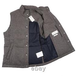 SuitSupply Slim-Fit Brushed Flannel Wool Quilted Padded Vest M NWT Suit Supply