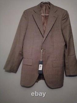 Suitsupply Brown Faux Suit 36 slim fit Brand New With Tag