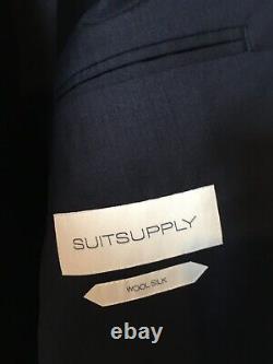 Suitsupply Italian Wool Silk Slim Fit Havana Suit 42L 36L BNWT RRP £749 Navy