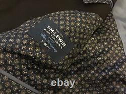 T. M Lewin Hornsby 2 Piece Slim Fit Suit Navy Size Chest 42R and Waist 35R NEW