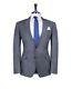 T. M. Lewin Italian Wool Slim Fit Suit Jacket Blue UK 40R RRP £259 TD8 AA 04