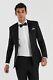 TED BAKER Black Slim Fit Dinner Tuxedo Evening Suit C48xW44xL31 Jacket + Trouser