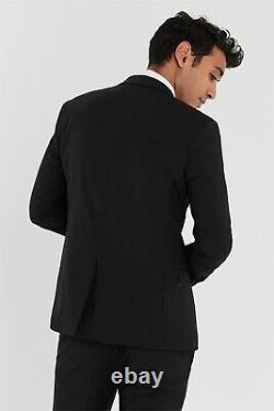 TED BAKER Black Slim Fit Dinner Tuxedo Evening Suit C48xW44xL31 Jacket + Trouser