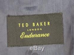 TED BAKER LONDON ENDURANCE LUXURY DESIGNER 3 PIECE SUIT SLIM FIT 40x34x29