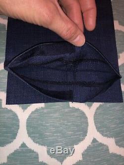 TED BAKER- NWOT 36R Slim Fit- 2pc 100% Virgin Wool, Blue, Built-In Pocket Square