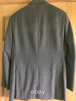 TM Lewin Grey Sharkskin Slim Fit Suit 36S/ 30S- Great Condition