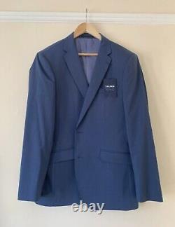 TM Lewin Slim Fit Denim Blue 2pc Suit Size 38R, Select Your Trouser Size