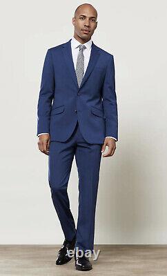 TM Lewin Slim Fit Denim Blue Suit Separates