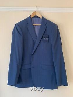 TM Lewin Slim Fit Denim Blue Suit Separates