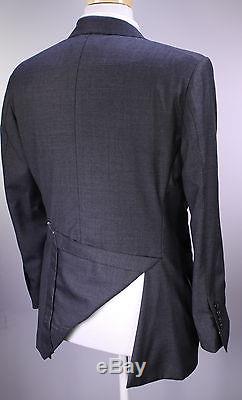 TOM FORD Current Model Solid Gray Slim Fit 2-Btn Wool Suit (Eu 48C) 38S