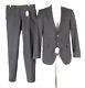 TOMMY HILFIGER Anzug Gr. 48 Slim Fit Wolle Sakko Hose Business Suit