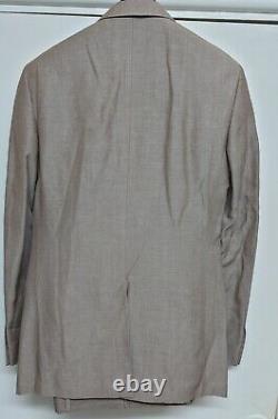 Ted Baker Endurance Suit, Brown Linen, 38L, Slim Fit